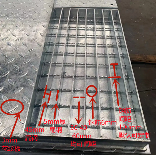 热浸锌复合钢格板WP3(WA455/1-G)让您秒懂是什么意思？